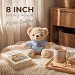 Get Well Soon Bear For Kids With Broken Arm, Surgery Recovery Gifts For Boys & Girls, 8" Plush Teddy With Cast & Bandages, Be Brave Emotional Support Stuffed Animal For Hospital & Post-Op Comfort