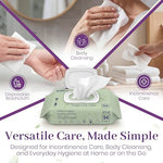 Adult Wet Wipes for Elderly, Extra Large Disposable Washcloths, 112 Count