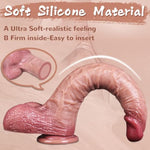 14.7 Inch Realistic Long Dildo, 2.5'' Diameter Huge Silicone Dildo, Big Gay Dildo With Strong Suction Cup, Huge Giant Dildos Anal Sex Toys, Massive Dildo For Men Women Sex Play