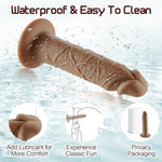 Big Thick Anal Dildos with Strong Suction Cup for Hands-Free Play, Realistic Dildo Sex Toys for G-spot Stimulation,Soft Silicone Lifelike Penis for Beginner Women Men Masturbation