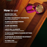 Tiani 3, Couples Vibrator, Remote Controled Sex Toy For Adults, Couple Sex Toy Wireless And Hands-Free Vibrator Satisfaction Adult Sex Toys For Women And Men, Black