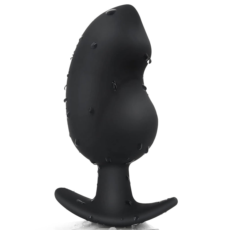 Anal Plug for Long-Term Wear - Silicone Prostate Sex Toy 6.14"x2.51"