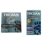 Bareskin Raw Thin Condoms 24 Count Pack And Bareskin Condoms Everythin Variety 10 Count
