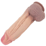Realistic Silicone Dildo For Vac-U-Lock Medium & Large Sex Machine With Quick Air Connector Device User High-End Series (10.62” Dildo)