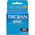TROJAN Enz Lubricated Latex Condoms, 0.04 lb