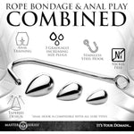 Anal Hook Trainer Anal Hook With 3 Plugs For Men, Women & Couples. Stainless Steel Hook, 3 Interchangeable Aluminum Alloy Plugs, Tapered For Easier Insertion. 4 Pieces, Grey