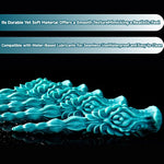 Fantasy Butt Plug Silicone Anal Plug Superlungo Anal Toy,Textured Anal Sex Toys Ship Type Base Design,Per Massaggio Della Prostata E Stimolazione Del Punto G,Anal Trainer Women Men Gay Couple (A112-S)