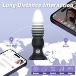 Prostate Massager Anal Sex Toys - Anal Toys Sex Toy App Control Vibrators Butt Plug, Anal Vibrator For Male And Female With 7 Vibrating & 7 Thrusting Vibrating Butt Plug, Sex Toy For Men