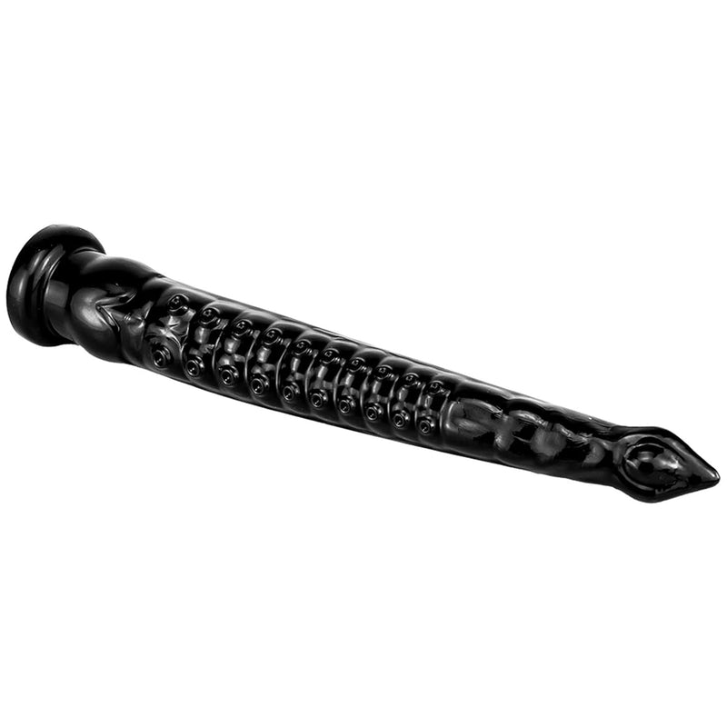 12.4" Extra Long Octopus Dildo Realistic Penis Female Sex Toy, Rubber Tentacle Dildo Anal Plug Toy For Lesbian, Super Long Butt Plug Adult Sex Toys (Black)
