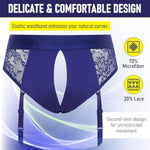 Diva Blue Adult Pegging Harness with Adjustable Strap and Stretchable Silicone Ring