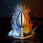 Metal Diamond Anal Plug Adult Sex Sm Toy Massage Bum Plug Adult Toys For Beginer And Advanced Players(L)