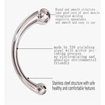 Pure G Spot Metal Wand Anal Prostate Massage Stick Polished Steel Massager Hard Dildo 692 G