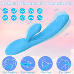 Pendulum-Styple G-Spot Hitting Vibrator, Multi-Purpose Women Sex Toy Flapping Vibrator Wand/Dildo With Clitoral Vagina Nipple Anal Stimulation, Ipx7 Waterproof Textured Sex Toy For Use Underwater