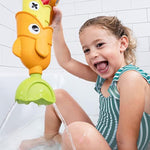 Toddler Baby Bath Magnetic Fishing Game Toy With Water Effects (Ages 2+) Includes 3 Moving Fish, Worm & Fishing Pole (4Pc) Floating Fish Playset For Bath Time Or Pool (Mold Free)