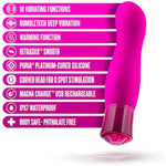 Oh My Gem - Exclusive - 5.5Puria Silicone G Spot Vibrator - 5 Speeds & 5 Unique Vibrating Modes With Warming Function - Usb Rechargeable With Cable Included - Tourmaline