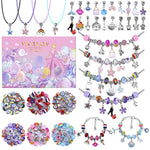 Unicorn & Mermaid Charm Bracelet Making Kit for Girls Ages 5-12