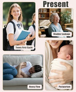 Period Underwear for Women Leakproof Menstrual Panties Absorbent Panties for Heavy Flow, Postpartum & Incontinence