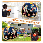 Zombie Shooting Game Practice Target Toys Foam Blaster Sets?With 2 Foam Dart Blasters 40 Foam Darts?Halloween Indoor Activity Game For Kids?Compatible With Nerf Guns