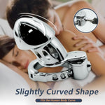 Adjustable Chastity Device Cock Cage For Men Stainless Steel Ventilation Chasity Panties With Lock And 2 Keys Penis Sm Slave Bondage Sex Toys For Adult Male