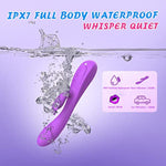 Rabbit G Spot Vibrator Sex Toys, 7 * 7 Vibrating Modes 8.4'' Couple Realistic Vibrators Anal Dildo Wand Adult Toys, Adult Sex Toys For Women And Couples Pleasure (Purple)