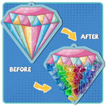 8 Pack Poke-In Art Craft Kits for Girls, Unicorn & Mermaid Mess-Free Activity Set