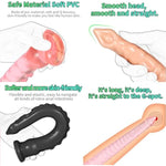 12.2In Long Butt Plug Tentacle Dildo Monster Anal Dildo For Dilation Training Male And Female Octopus Anal Plug Vaginal Prostate Massager (Pink)