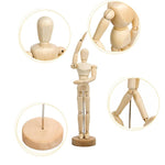 Wooden Artistic Mannequin Model for Drawing and Painting