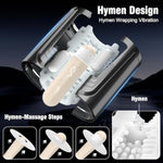 Automatic Male Masturbator Sex Toys For Men, Open-Ended Male Sex Toys Pocket Pussy Male Vibrator With 12 Vibrating Modes For Penis Stimulation, Mens Sex Toy Adult Toys Blowjob Sex Machine Male Stroker