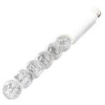 Glass Crystal Dildo Sex Machine Attachments With 3Xlr Connector Wireless Adult Toy For Men And Women (14.5Cm/5.7In Length)