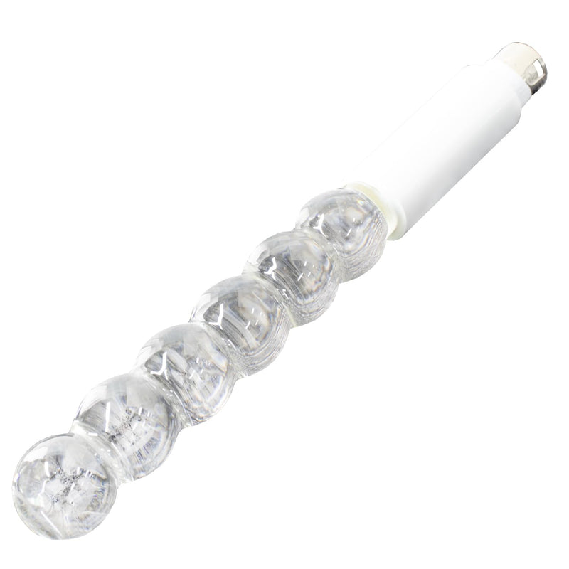 Glass Crystal Dildo Sex Machine Attachments With 3Xlr Connector Wireless Adult Toy For Men And Women (14.5Cm/5.7In Length)