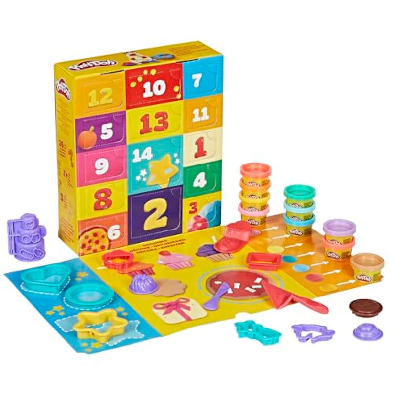 14-Day Kids Craft Advent Calendar with 17 Colors, 26 Accessories & Activities