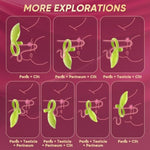 Vibrating Cock Ring With Adjustable Beads,Silicone Penis Ring Vibrator For Couples Clitoral Perineum Stimulator,10 Vibration Modes For Enhanced Pleasure & Male Erection,Adult Sex Toys For Men