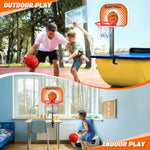 Indoor Basketball Hoop,Mini Tabletop Basketball Hoop Set With Two Balls, Mini Hoops For Desk Table Bed Office Bedroom Basketball Toys For Kids And Adults