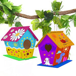 2 Pack Bird House Kits for Kids DIY Birdhouse Kit Build and Paint