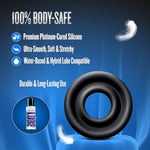 Blush Performance Advanced Silicone Penis Pump Sleeve - Large Size, Fits 2.25" To 2.5" Cylinders, Strong Vacuum Seal, Soft Universal Comfort Fit, Penis Enlargement Accessory - (Black)