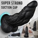 3 Inch Diameter Bbc Huge Thick Dildo, 10 Inch Monster Big Black Dildos With Strong Suction Cup, Realistic Silicone Large Anal Dildos Adult Sex Toys For Gay Female Mastuabtion