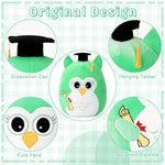 Class Of 2026 18In Graduation Stuffed Animal With Cap, Fringe & Diploma, Grad Gifts For Preschool, Kindergarten, Elementary, High School(Green Owl)
