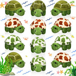 12 Pieces Mini Turtle Stuffed Toy Soft Sea Animal Small Plush Toys Turtle Cute Stuffed Animal For Adults Birthday Party Decor Beach Ocean Supplies