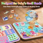 Reusable Water Coloring Book for Toddlers and Kids Ages 3-5