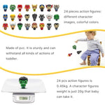 Action Figures, 24 Pcs Mini Figures Toy Set, 1.38 Inch Pvc Cake Topper Figures Decorations, Gift For Kids In Birthday Party, Christmas Day, Easter Day