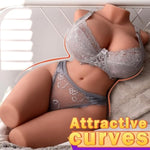 37Lb Realistic Life Size Female Sex Doll Torso for Men with Big Boobs and Butt