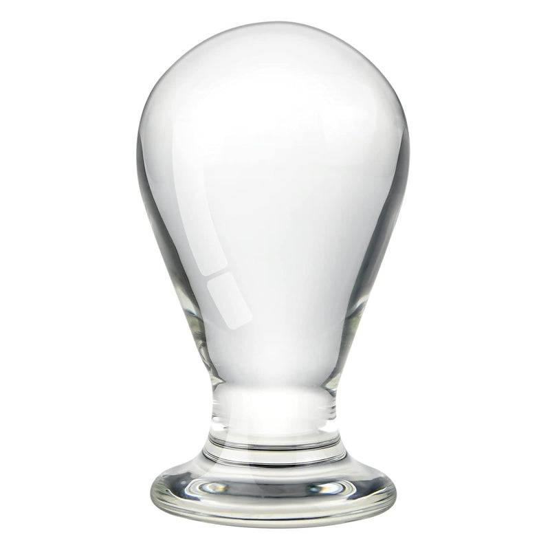 Glass Anal Plug Crystal Dildo Classic Bulb Butt Plug Expansion Anal Masturbation Vagina Massager Unisex Sex Toy Transparent From Beginner To Advanced Player (L)