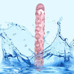 Crystal Glass Anal Butt Plug,Anal Plug Sex Toys With Bumps Prostate Massager Anal Dildo Anal Trainer Toys For Women Men Couples Anal Expander Buttplug Analplug (Pink)