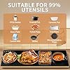 Electric Warming Tray（Extra Long 40”x12”），Food Warmer with Thermostat and Full Surface Heating，Food Warming Mat with 2 Temperature Modes for Parties Buffet，Gatherings，Gold Edge Warming Mat for Food