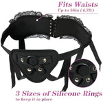 Strap On Dildo Harness Adult Sex Toys For Pegging, Wearable Strap On With Adjustable Realistic G-Spot Silicone Dildos, Anal Dildo For Lesbian Gay Couple Vaginal Anal Play