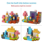 Magnetic Blocks, 84-Piece 0.8In Build Prince&Princess Magnet Game Set, Stacking Building Blocks Cubes Magnets For Kids, Stem Sensory Creative Toys Games For Toddler Boys & Girls