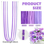 300pcs Long Purple Pipe Cleaners Wire and Fiber Chenille Stems
