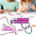 Ultimate DIY Sticker Jewelry Kit with 70 Wearable Shareable Stickers and Sticki Book