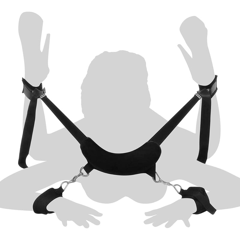 Sex Bondage Kits Adult Sex Toys Bed Restraints Set With Handcuffs Footcuffs Adjustable Wrist Leg Cuffs Sm Game Female Sex Toys For Couples Beginners Enthusiasts Bedtime