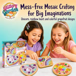 Mosaic Glass Tile Coaster Decorating Craft Kit for Kids